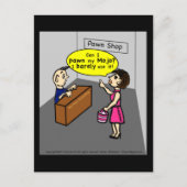 PAWN MY MOJO unglaublich witzig sarkastischer lust Postkarte (Vorderseite)