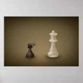 Pawn nimmt Queen Poster (Vorne)