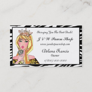 Pawn Shop Business Cards Visitenkarte