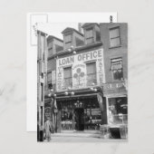 Pawn Shop in den 20er Jahren Postkarte (Vorne/Hinten)
