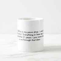 Pawn star Tasse