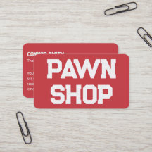 Pawnbroker Pawn Shop Red