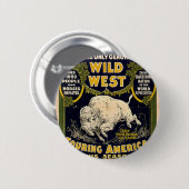 Pawnee Bill Shows Wild West Button (Vorne & Hinten)