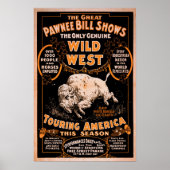 Pawnee Bill Wild West Show Poster (Vorne)