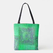 PAWNEE MORNING STAR, Blue GreenTote Bag Tasche (Rückseite)