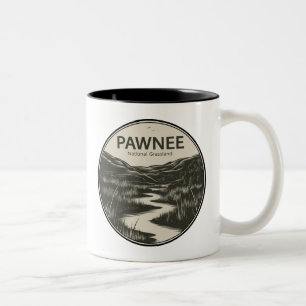 Pawnee National Grassland Colorado Stream Zweifarbige Tasse