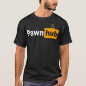 PawnHub Funny Schach für Männer T-Shirt (Vorderseite)