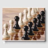 Pawns on Schachbrett Event Date in Spinne Gästebuch (Vorderseite)