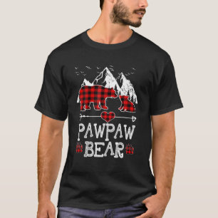 Pawpaw Bär, Red Buffalo Kariert Pawpaw Bär Pajama T-Shirt