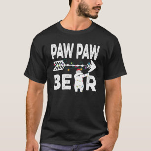 Pawpaw Bären Weihnachten Matching Family Lights Ar T-Shirt