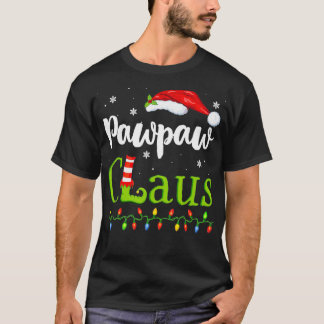 Pawpaw Claus Funny Family Santa Pajamas Weihnachte T-Shirt