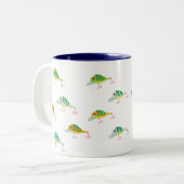 "PawPaw"..das Beste der Welt in "Gone Fishin'.." Zweifarbige Tasse (Vorderseite Links)