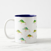 "PawPaw"..das Beste der Welt in "Gone Fishin'.." Zweifarbige Tasse (Links)