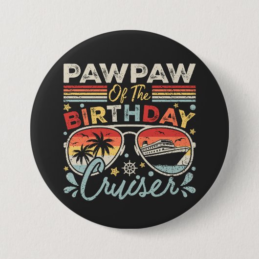 Pawpaw der Geburtstagsrundfahrt Button (Vorderseite)