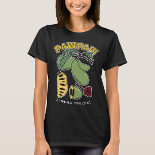 Pawpaw Frucht Tree Asimina Triloba T-Shirt