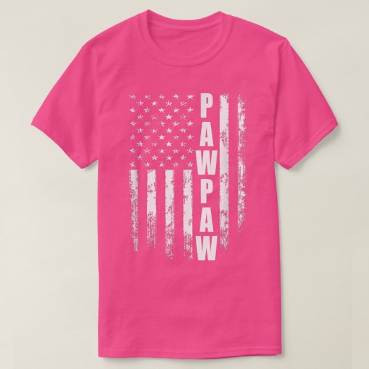 Pawpaw Gift America Flag Geschenk für Männer Vater T-Shirt (Design vorne)