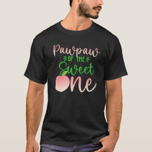 Pawpaw of the Birthday One Peach 1st Summer Fruit T-Shirt