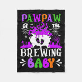 Pawpaw Of The Brewing Baby Grandpa To Be Halloween Fleecedecke (Vorderseite)