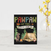 Pawpaw Of The Happy Camper First Birthday Camng Karte (Gelbe Blume)