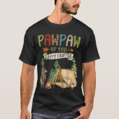 Pawpaw Of The Happy Camper First Birthday Camng T-Shirt (Vorderseite)