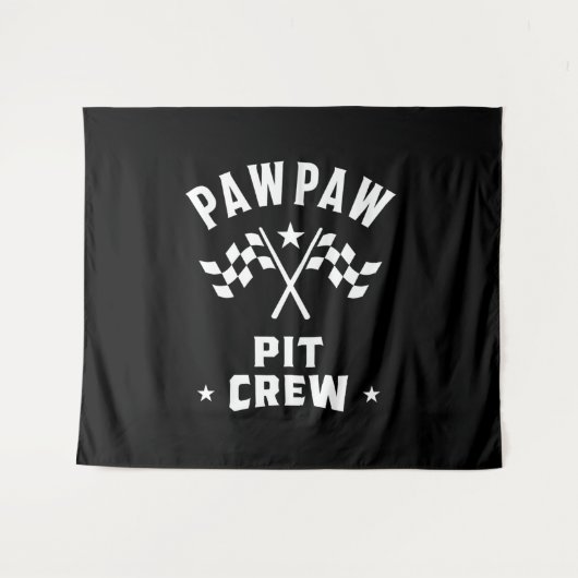 PawPaw Pit-Crew Wandteppich (Vorderseite (Horizontal))