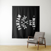 PawPaw Pit-Crew Wandteppich (Beispiel)