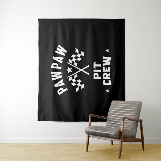 PawPaw Pit-Crew Wandteppich (Beispiel)