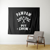 PawPaw Pit-Crew Wandteppich (Beispiel (Horizontal))