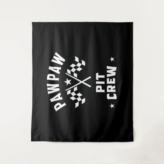 PawPaw Pit-Crew Wandteppich (Vorderseite)