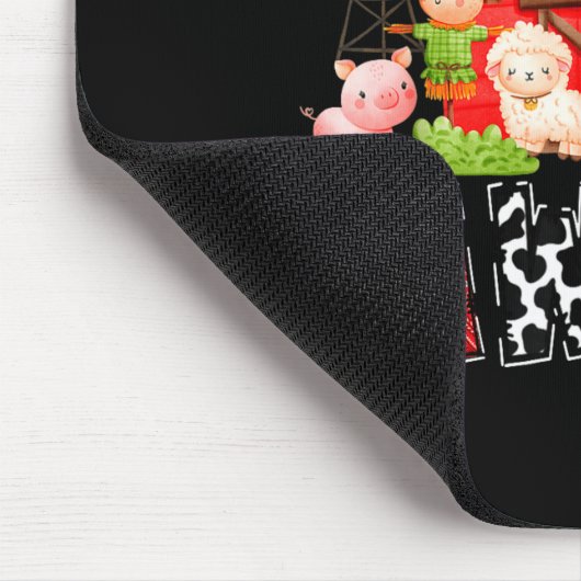 Pawpaw Red Farm Cow Birthday Boy Matching Family P Mousepad (Ecke)