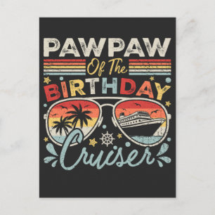 Pawpaw vom Geburtstags-Kreuzfahrt-Urlaub Postkarte