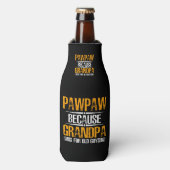 Pawpaw weil Opa für alte Typ Flaschenkühler (Flaschenvorderseite)