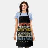 Pawpaw weiß alles, was er macht schürze (Getragen)