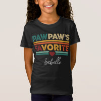 Pawpaws Lieblings-Retro-Einfach-Modern-Schrift-Nam