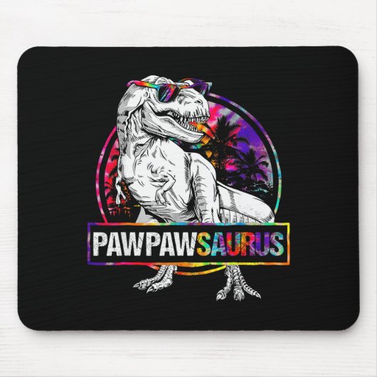 Pawpawsaurus Dinosaur Pawpaw Saurus Family Matchin Mousepad (Vorne)