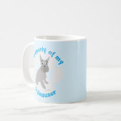 Pawperty meines Schnauzer Kaffeetasse (Vorderseite Links)