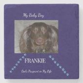 Pawprint Blessing  Steinuntersetzer (Vorderseite)