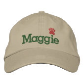 Pawprint Cap durch SRF Bestickte Kappe (Vorderseite)