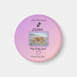Pawprint Heart Pet Joy Magnet