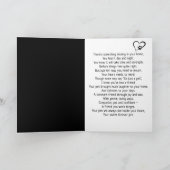 Pawprint Herz für Heimtiere Karte (Innenseite)