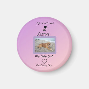 Pawprint Herz Pet Freude Magnet
