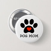 Pawprint HundeMama Button (Vorne & Hinten)