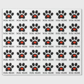 Pawprint HundeMama Geschenkpapier (Flach)