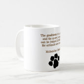 PawPrintGhandi Kaffeetasse (Vorderseite Links)