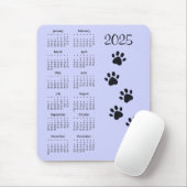 Pawprints2025 Kalendermousepad Mousepad (Mit Mouse)