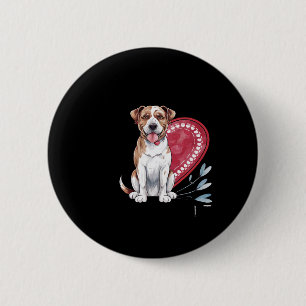 Pawprints auf My Heart Dog Button