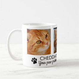 Pawprints Cat Memorial Foto Kaffee Tasse