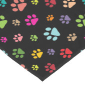 Pawprints Design Table Runner Kurzer Tischläufer (Ecke)