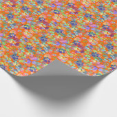 Pawprints Everywhere Wrapping Paper Geschenkpapier (Ecke)