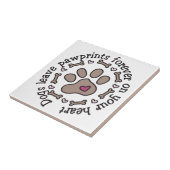 Pawprints Fliese (Seite)